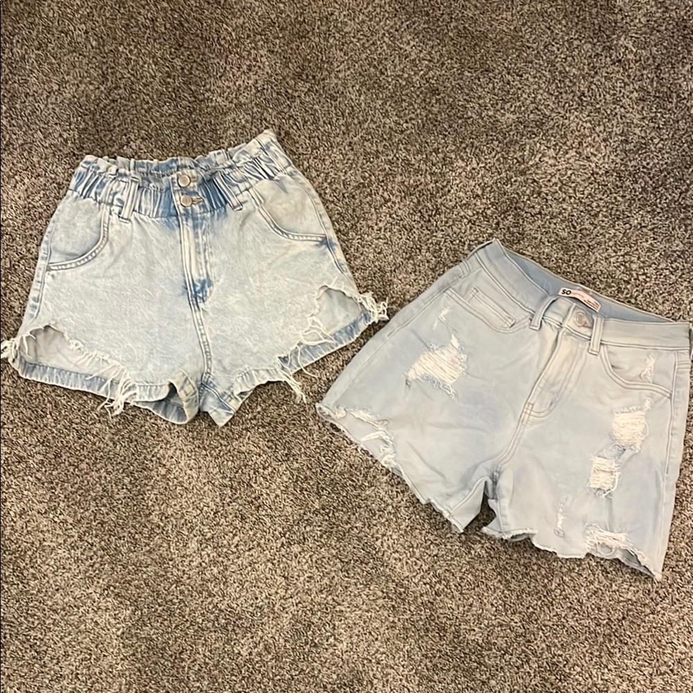 Preteen denim shorts bundle